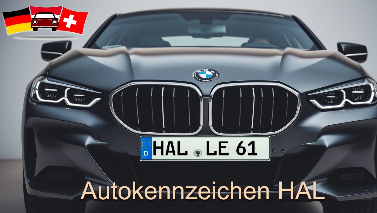 Autokennzeichen HAL