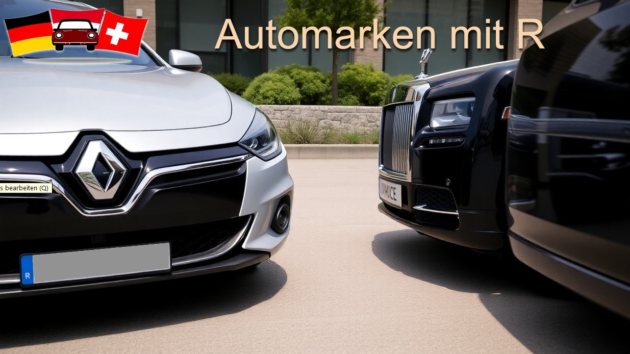 15 Autohersteller mit R: Detaillierte Infos und Modelle