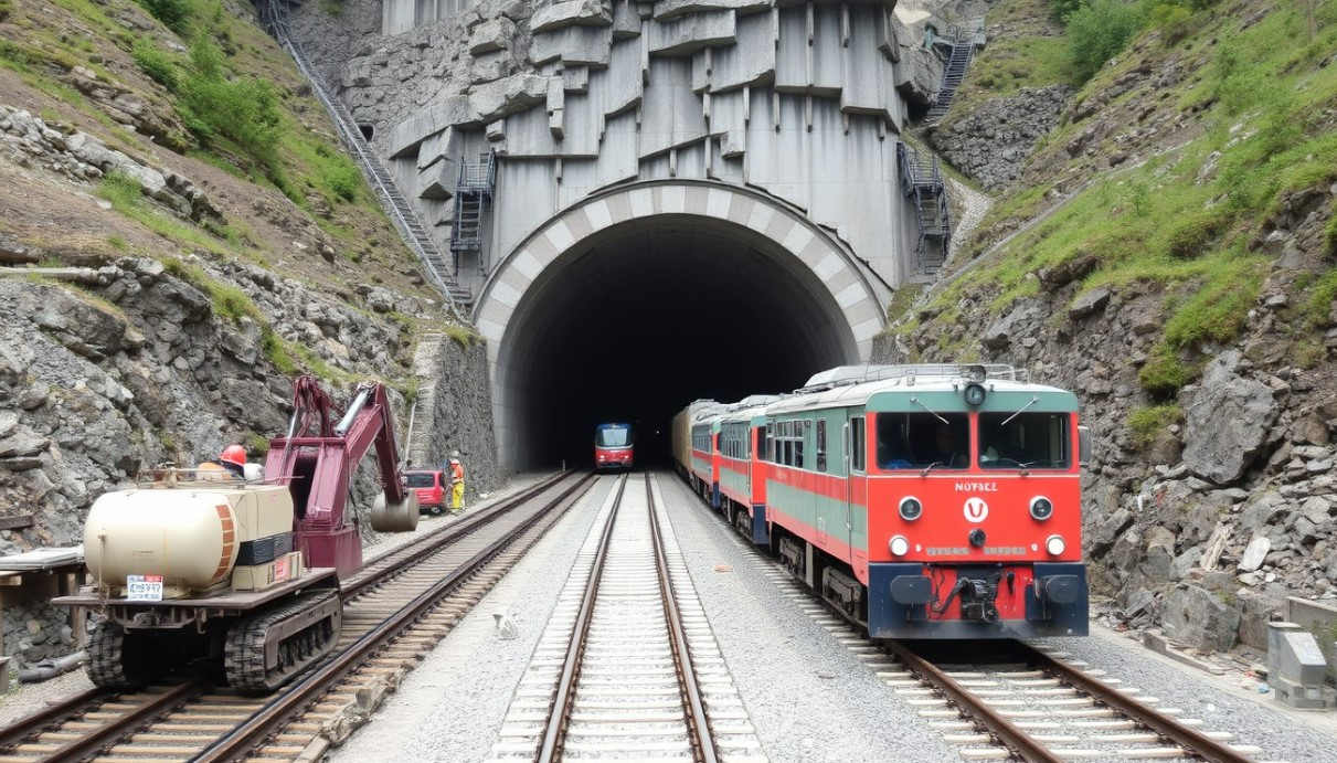 Die Geschichte des Loetschbergtunnels