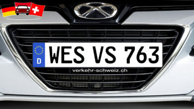 KFZ Kennzeichen WES