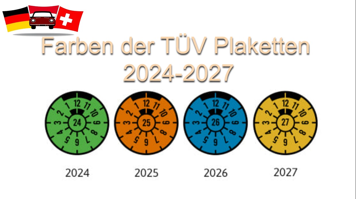 TÜV-Plakette: Das bedeuten die Zahlen und Farben