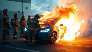 Brandgefahr von E-Autos: Fakten, Mythen und Sicherheitsmaßnahmen