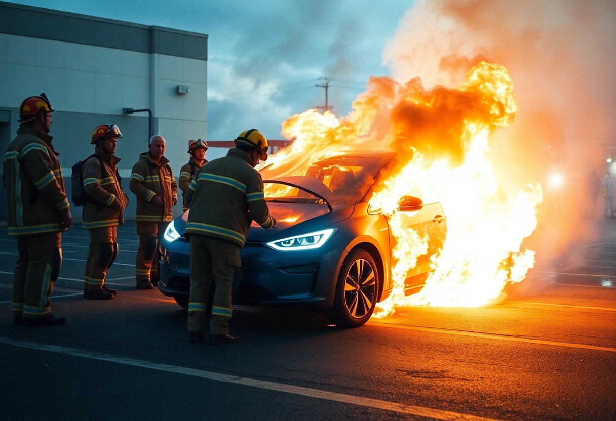 Brandgefahr von E-Autos: Fakten, Mythen und Sicherheitsmaßnahmen