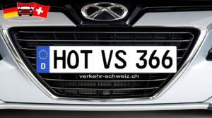 KFZ Kennzeichen HOT