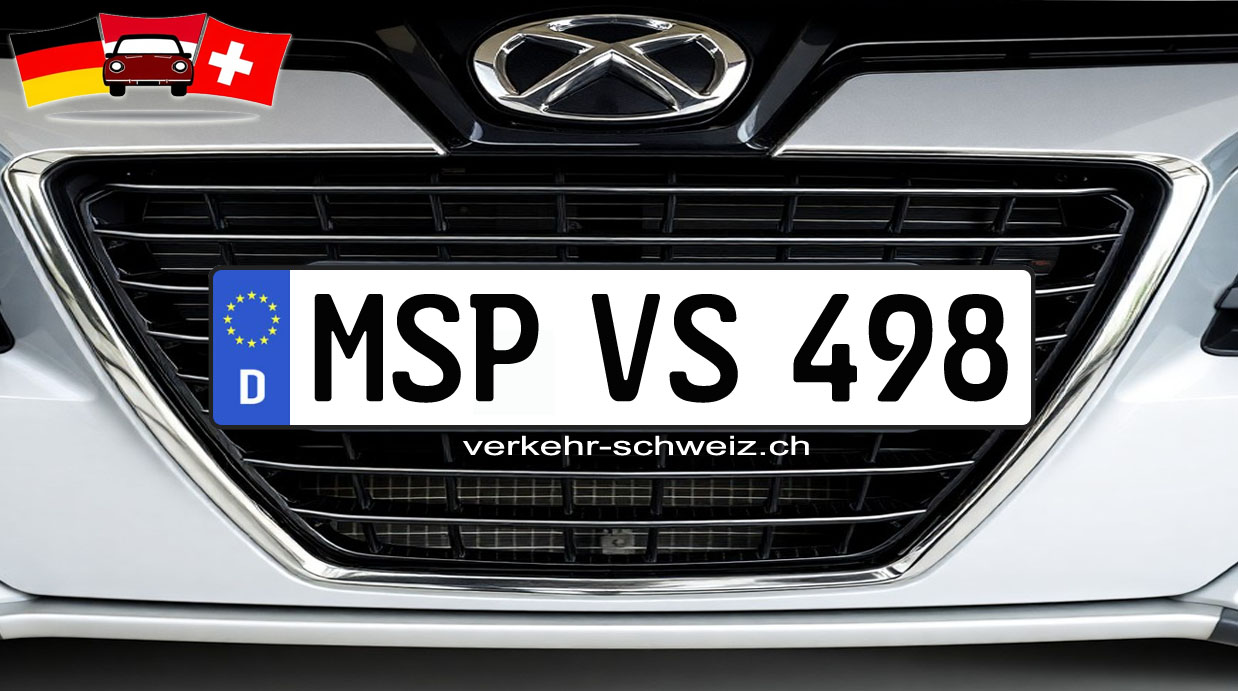 KFZ Kennzeichen MSP