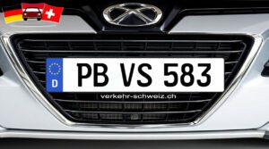 PB Kennzeichen für KFZ in Paderborn