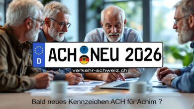 Neues KFZ Kennzeichen KFZ Kennzeichen ACH für Achim