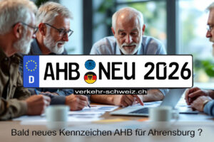 Neues KFZ Kennzeichen KFZ Kennzeichen AHB für Ahrensburg