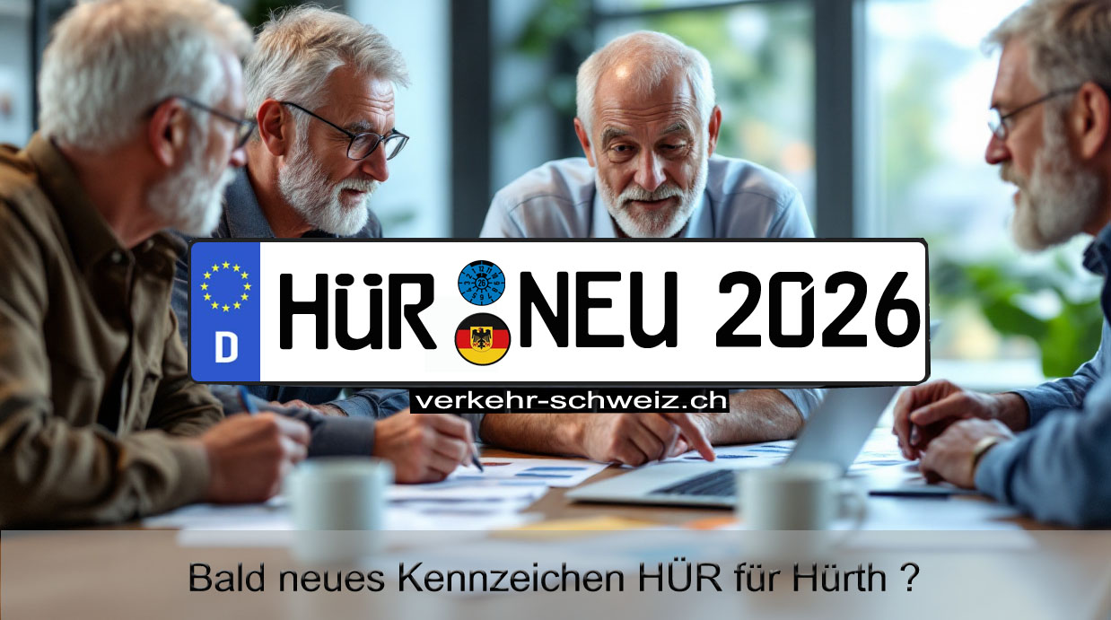 Neues KFZ Kennzeichen KFZ Kennzeichen HÜR für Hürth