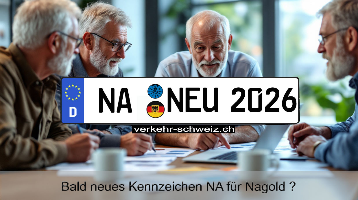 Neues KFZ Kennzeichen KFZ Kennzeichen NA für Nagold