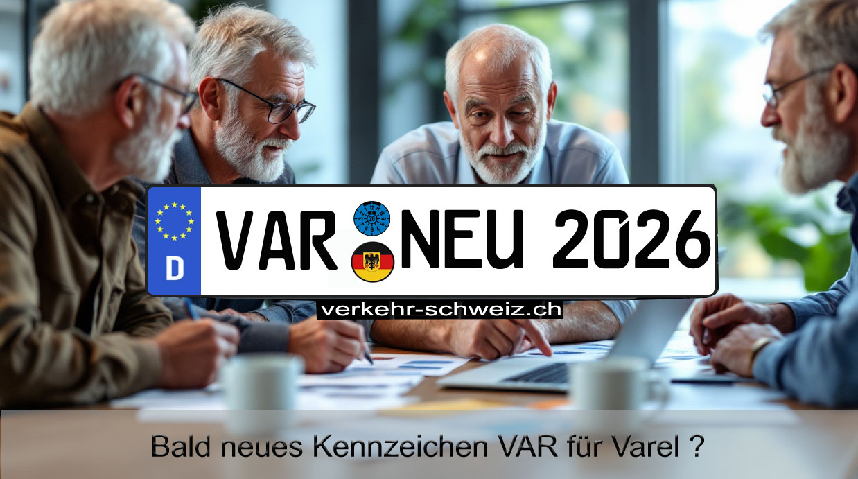 Neues KFZ-Kennzeichen VAR für Varel in Aussicht