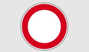 Was ist ab diesem Verkehrszeichen richtig?