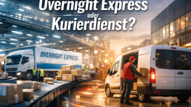 Overnight Express oder Kurierdienst