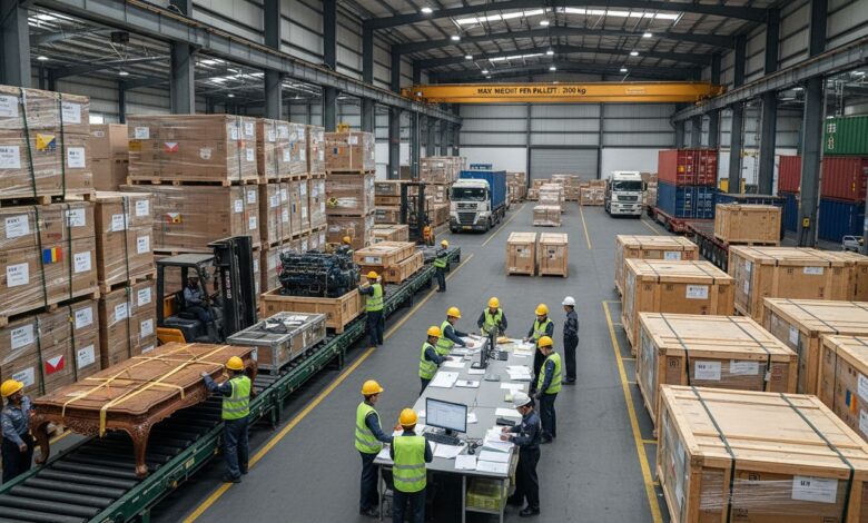 Internationaler Sperrgutversand erklärt - Herausforderungen und Chancen